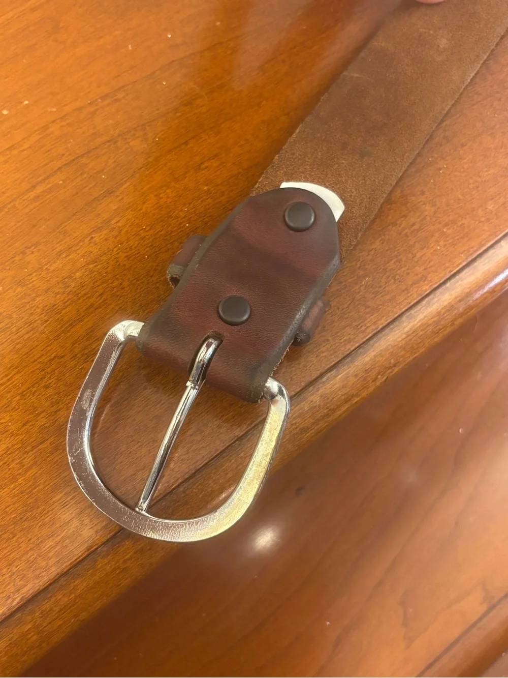 Tony Lama Brown Leather Western Belt